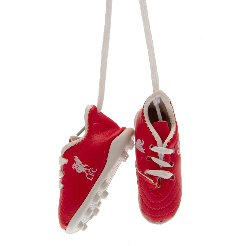 Liverpool FC Red & White Mini Football Boots - Buy  at GiftMasters.co.uk