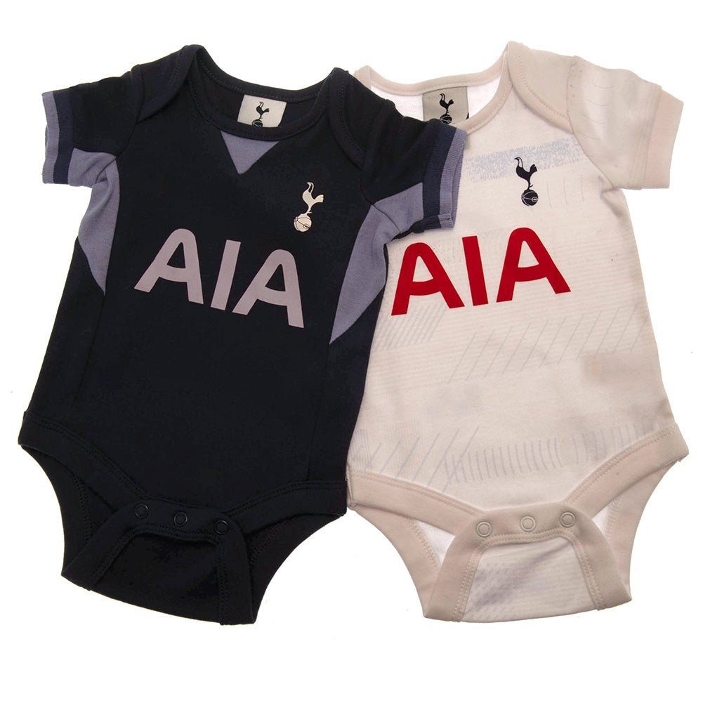 Tottenham Hotspur FC 2 Pack Bodysuit 9/12 mths GD - Buy Bodysuits & Sleepsuits at GiftMasters.co.uk