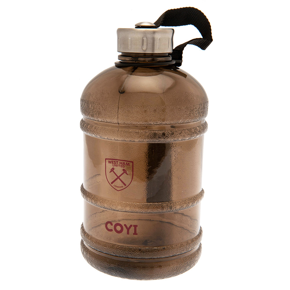 West Ham United FC Barrel Water Bottle - Buy Sports Bottles at GiftMasters.co.uk