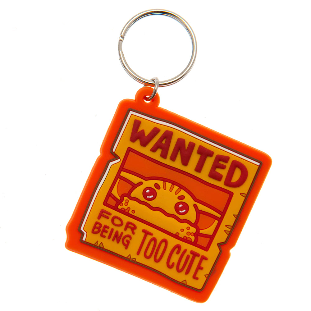 Star Wars: The Mandalorian PVC Keyring Wanted - Buy Keyrings at GiftMasters.co.uk