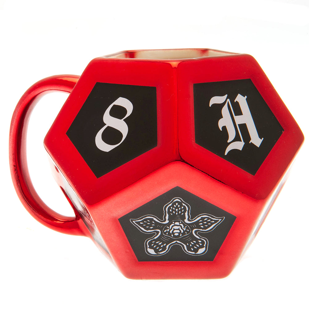 Stranger Things 3D Mug Roll Your Fate - Buy Shaped Mugs at GiftMasters.co.uk