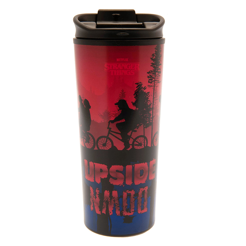 Stranger Things Metal Travel Mug - Buy Travel Mugs at GiftMasters.co.uk