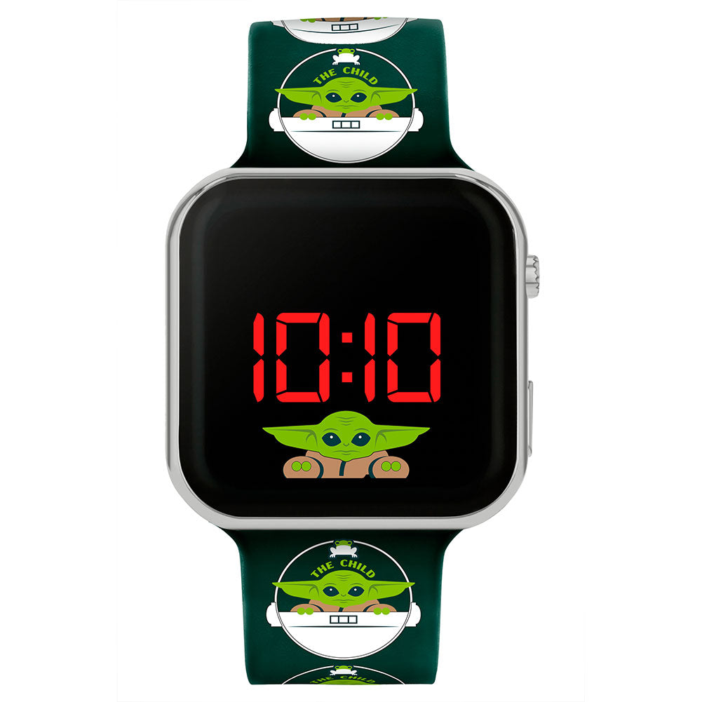 Star Wars: The Mandalorian Grogu Junior LED Watch - Buy Watches at GiftMasters.co.uk