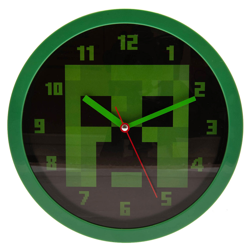 Minecraft Wall Clock - Buy Clocks at GiftMasters.co.uk