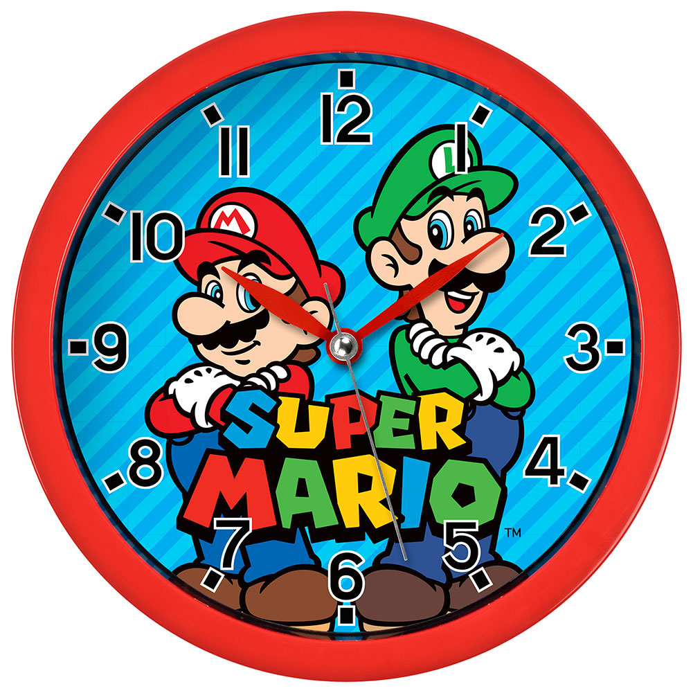 Super Mario Wall Clock - Buy Clocks at GiftMasters.co.uk