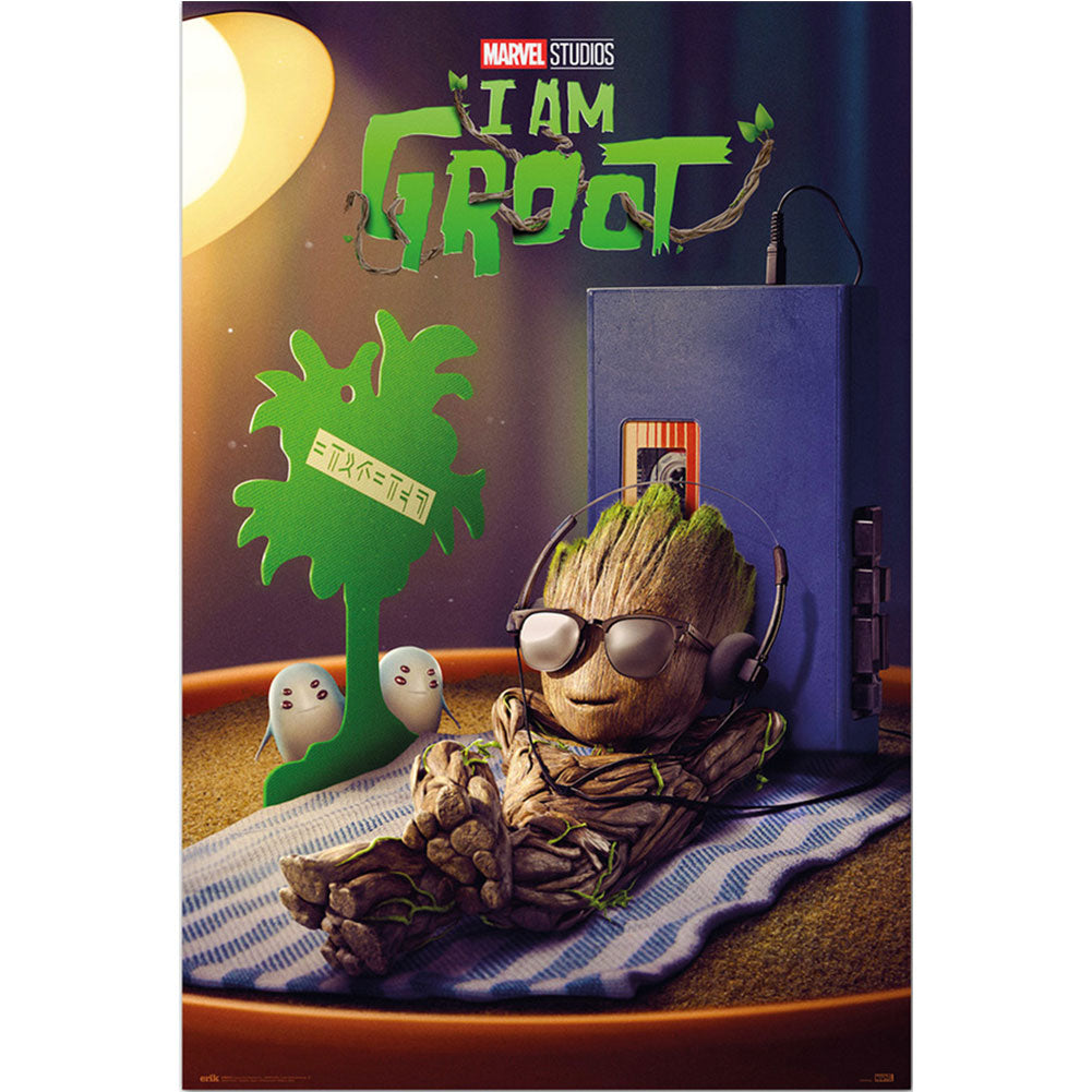 I Am Groot Poster Get Your Groot On 118 - Buy  at GiftMasters.co.uk