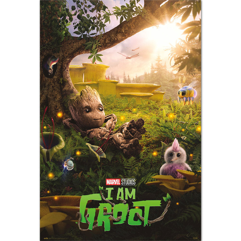 I Am Groot Poster Chill Time 23 - Buy  at GiftMasters.co.uk