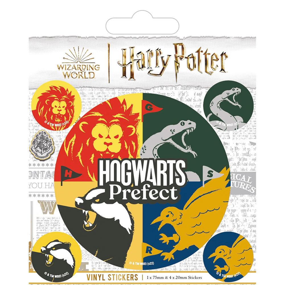 Harry Potter Hogwarts Prefect Stickers - Buy Stickers at GiftMasters.co.uk