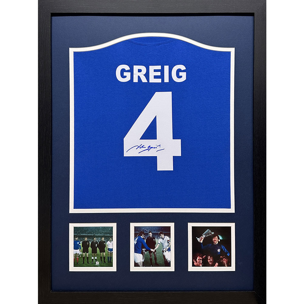 Rangers FC 1972 Greig Signed Shirt (Framed) - Buy Shirts at GiftMasters.co.uk