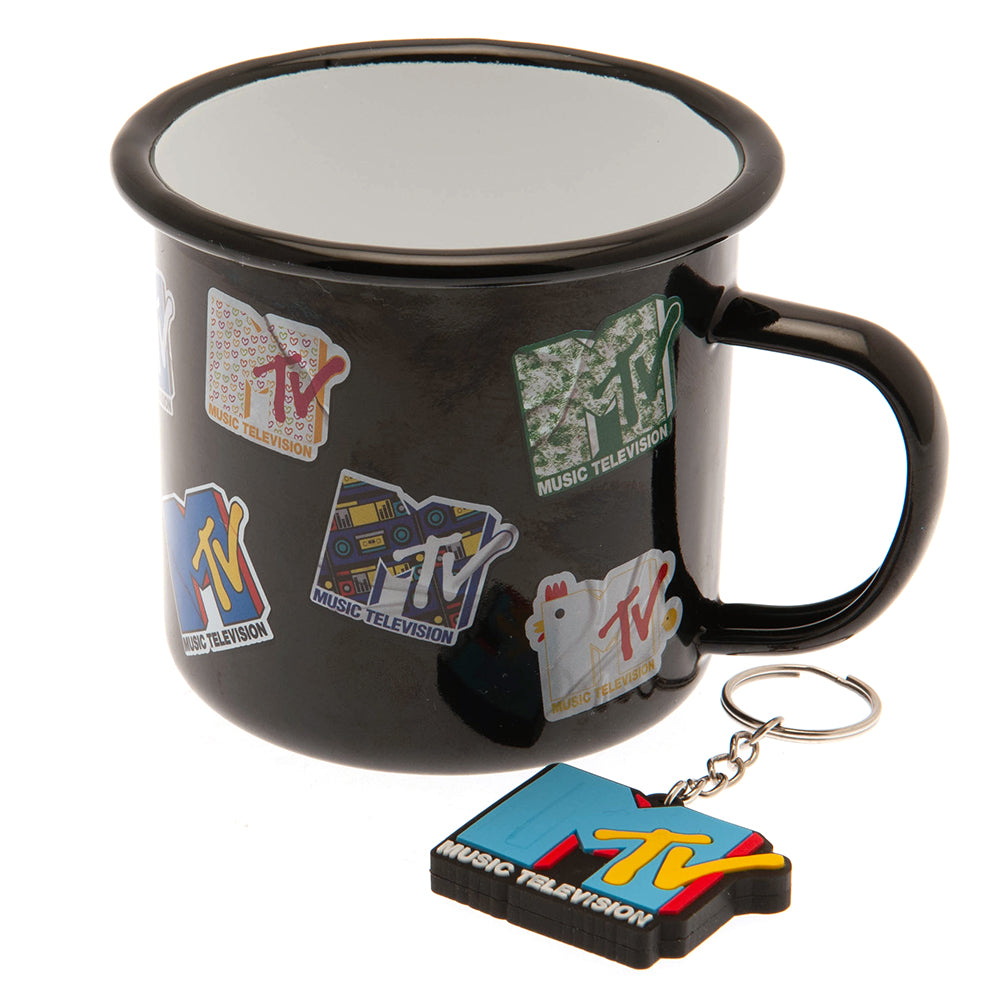 MTV Enamel Mug & Keyring Set - Buy Gift Sets at GiftMasters.co.uk