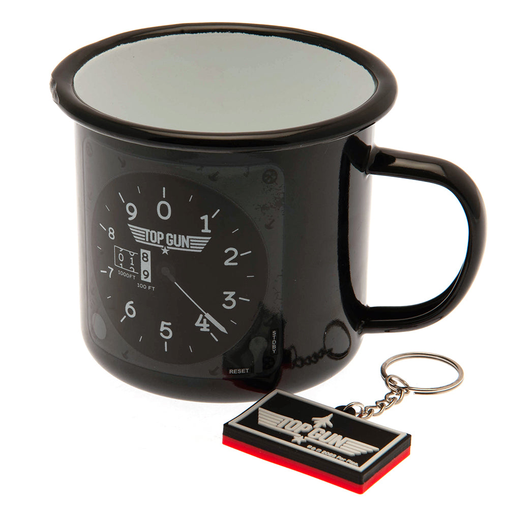 Top Gun Enamel Mug & Keyring Set - Buy Gift Sets at GiftMasters.co.uk