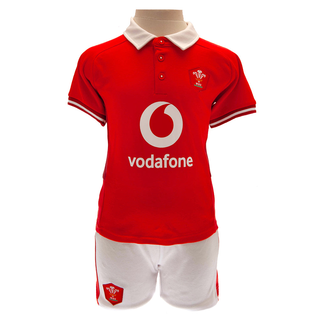 Wales RU Shirt & Short Set 6/9 mths SP - Buy Clothing Sets at GiftMasters.co.uk