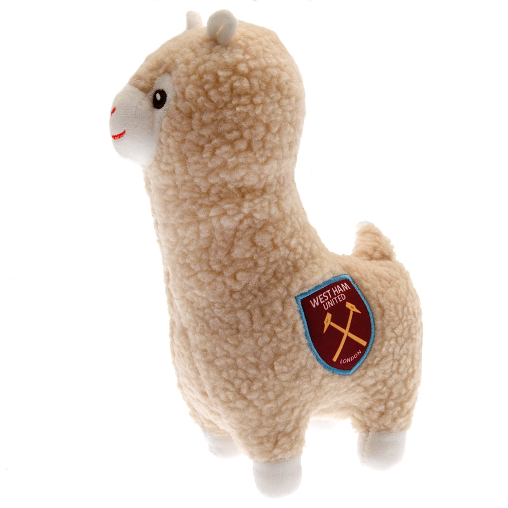 West Ham United FC Plush Llama - Buy Teddies & Soft Toys at GiftMasters.co.uk