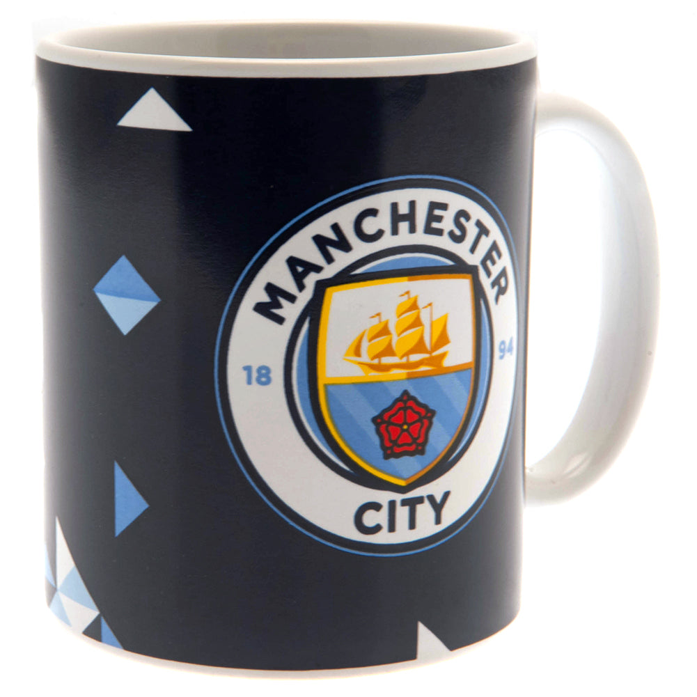 Manchester City FC Particle Mug - Buy Standard Mugs at GiftMasters.co.uk