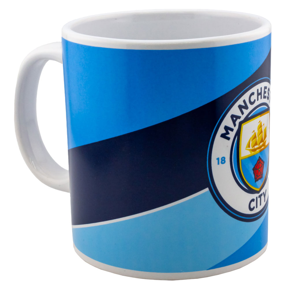 Manchester City FC Jumbo Mug - Buy Shaped Mugs at GiftMasters.co.uk