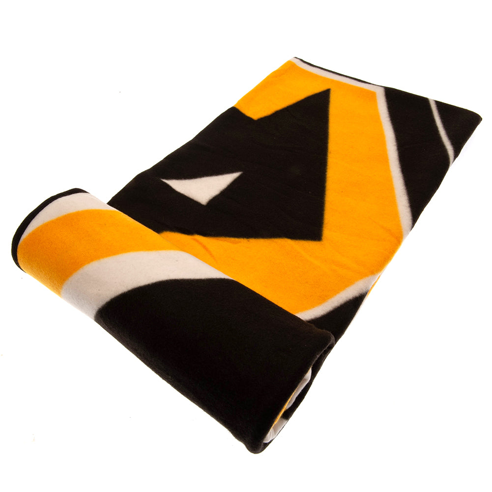 Wolverhampton Wanderers FC Pulse Fleece Blanket - Buy Blankets at GiftMasters.co.uk