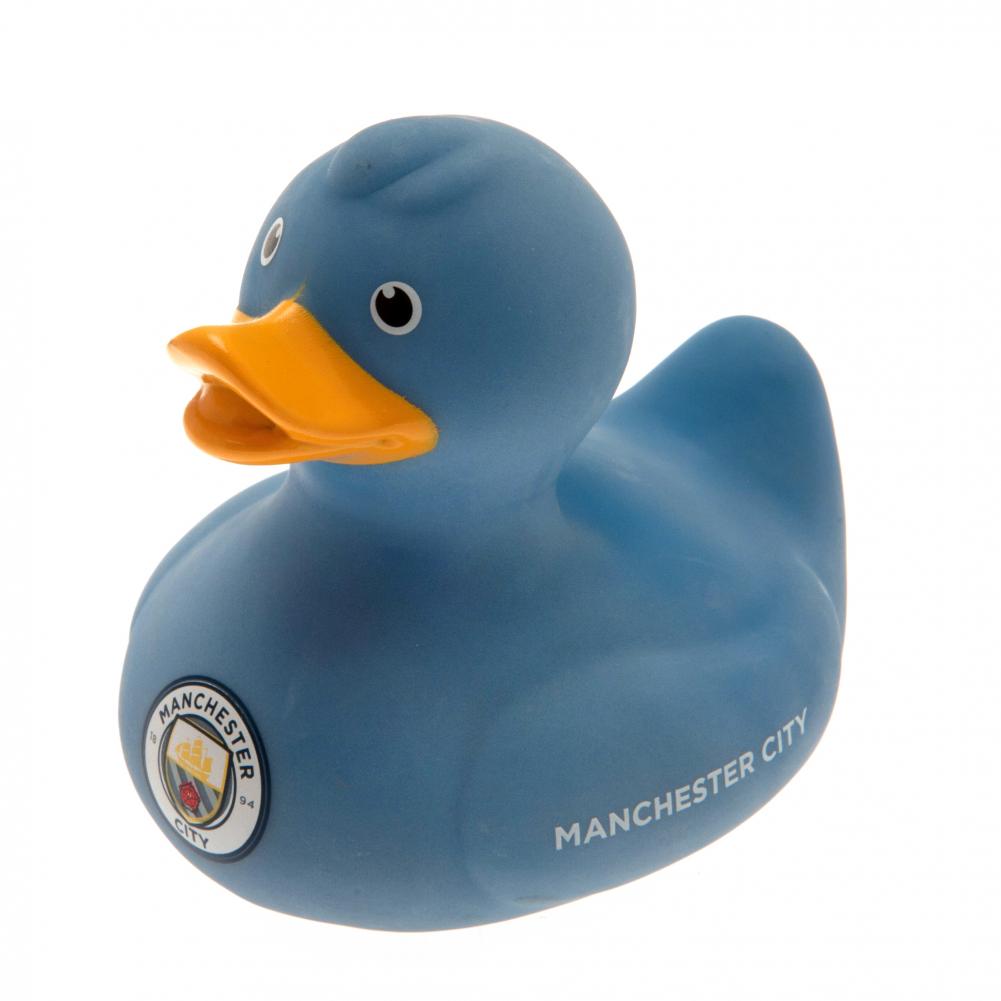 Manchester City FC Bath Time Duck - Buy Home Accessories at GiftMasters.co.uk