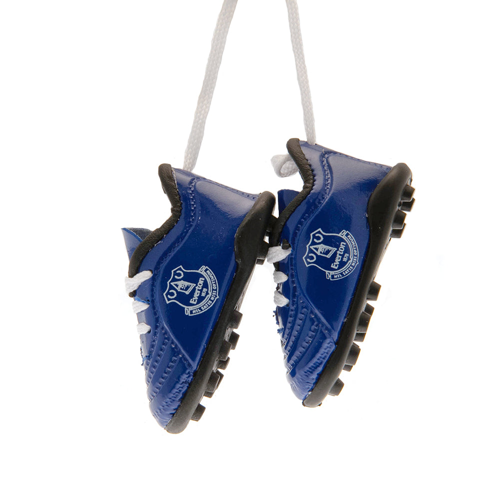 Everton FC Mini Football Boots - Buy Hang Ups & Stickers at GiftMasters.co.uk
