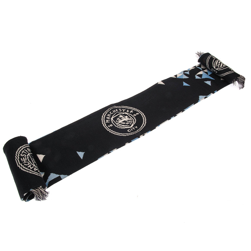 Manchester City FC Particle Scarf - Buy Gloves & Scarves at GiftMasters.co.uk