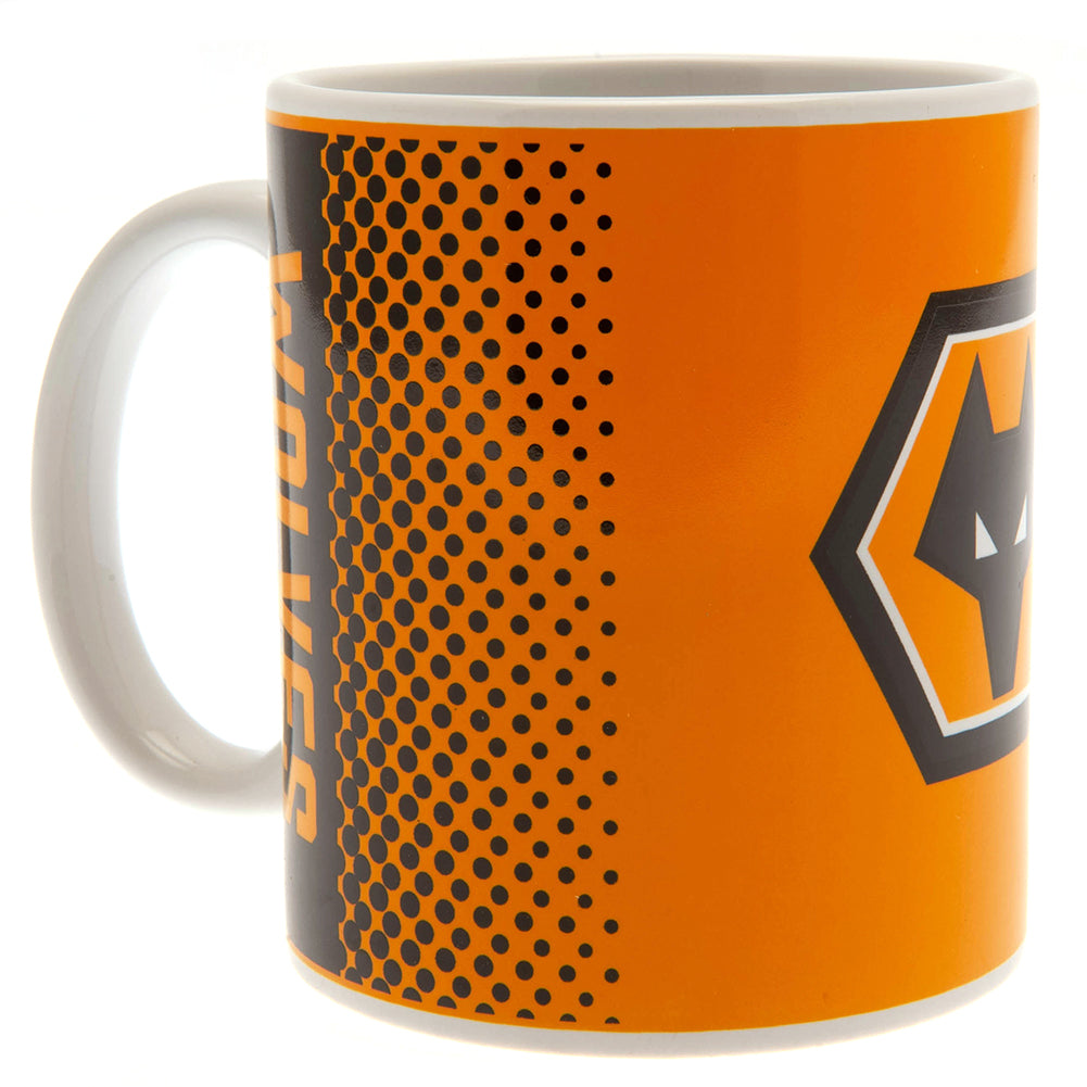 Wolverhampton Wanderers FC Fade Mug - Buy Standard Mugs at GiftMasters.co.uk
