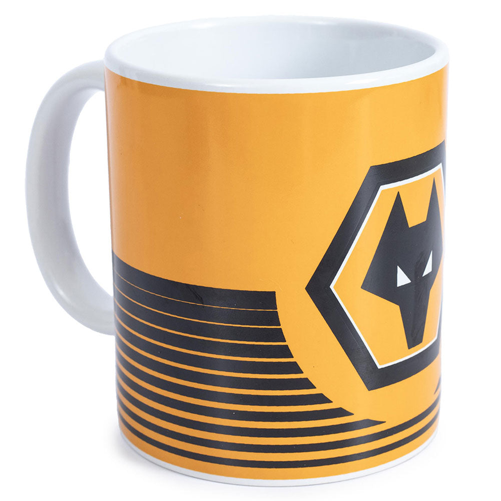 Wolverhampton Wanderers FC Linea Mug - Buy Standard Mugs at GiftMasters.co.uk
