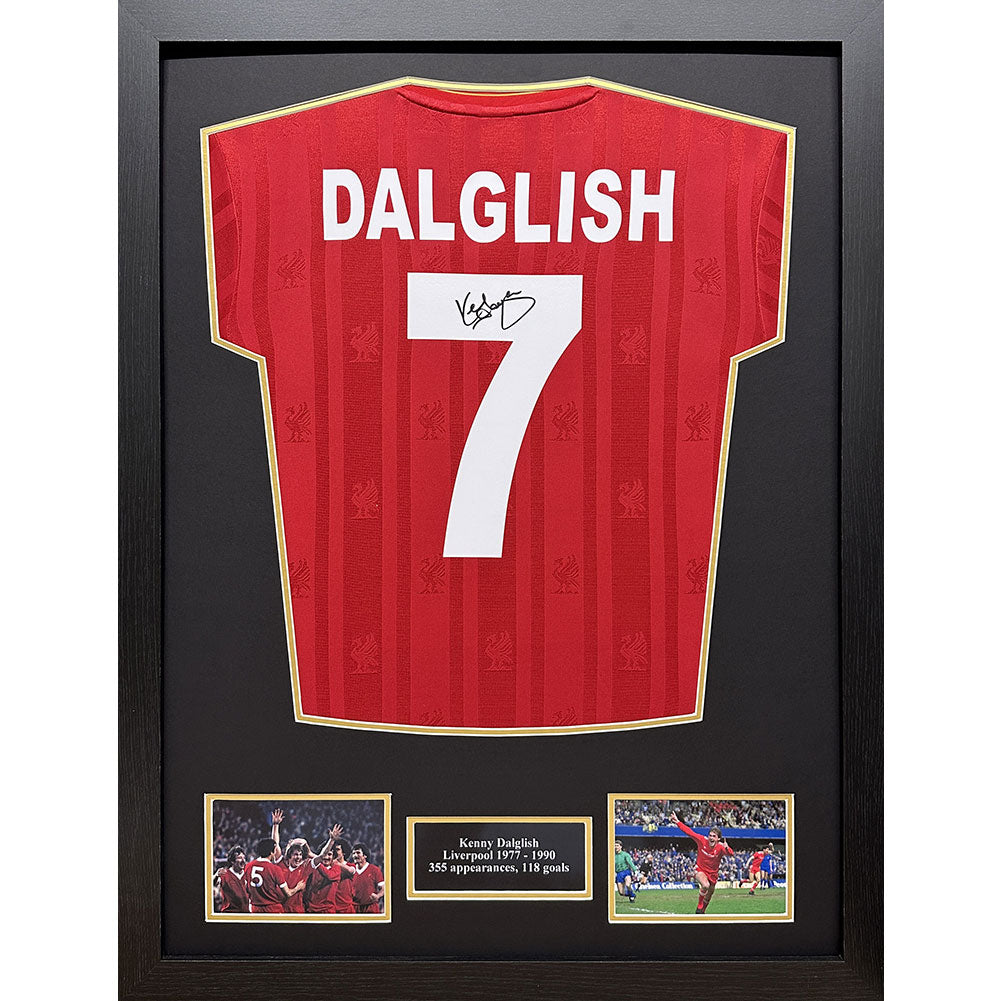 Liverpool FC 1986 Dalglish Signed Shirt (Framed) - Buy Shirts at GiftMasters.co.uk