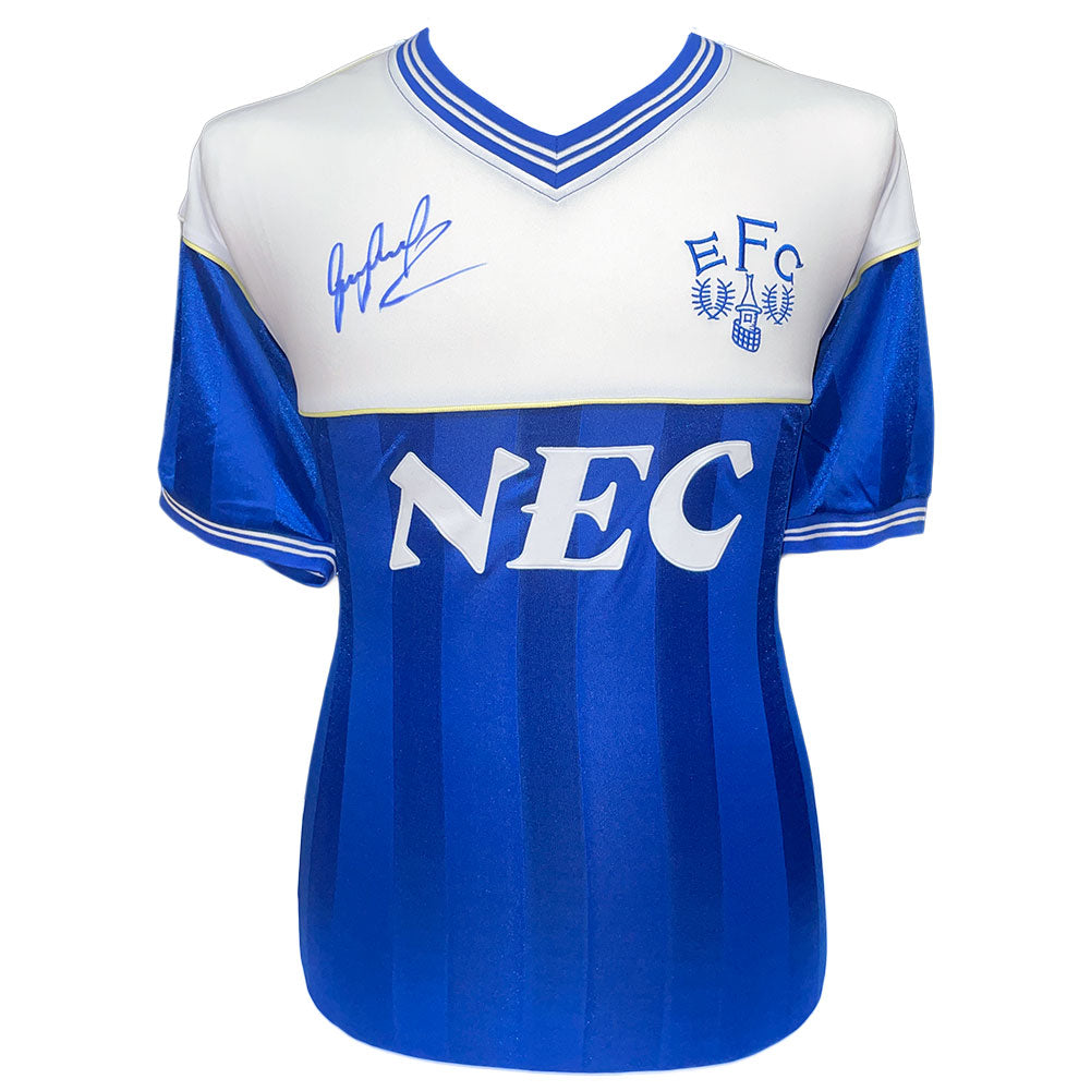 Everton FC 1986 Lineker Signed Shirt - Buy Shirts at GiftMasters.co.uk