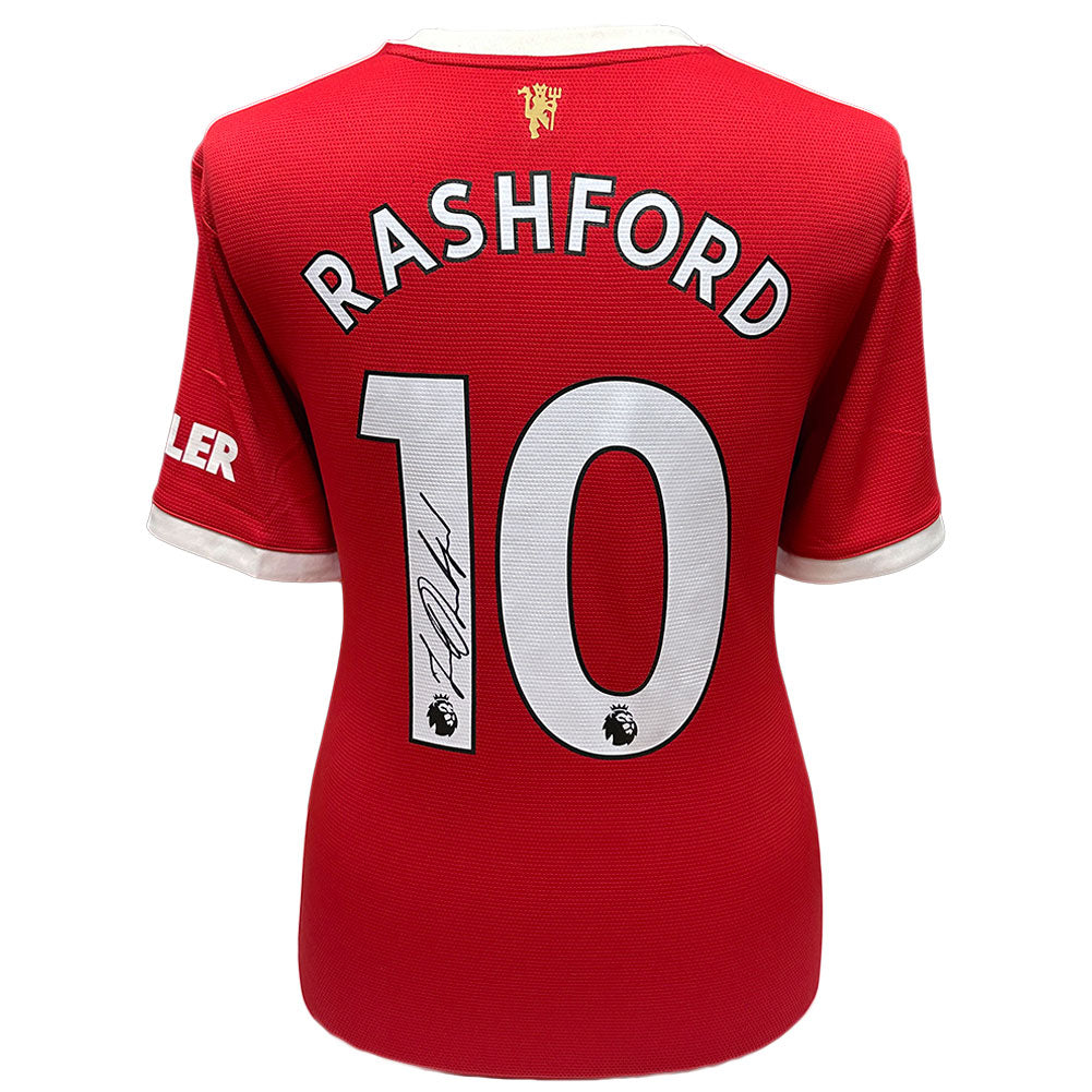 Manchester United FC Rashford Signed Shirt - Buy Shirts at GiftMasters.co.uk