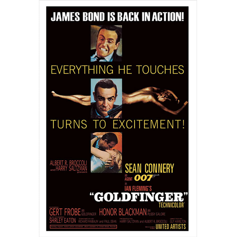 James Bond Poster Goldfinger 215 - Buy Posters at GiftMasters.co.uk