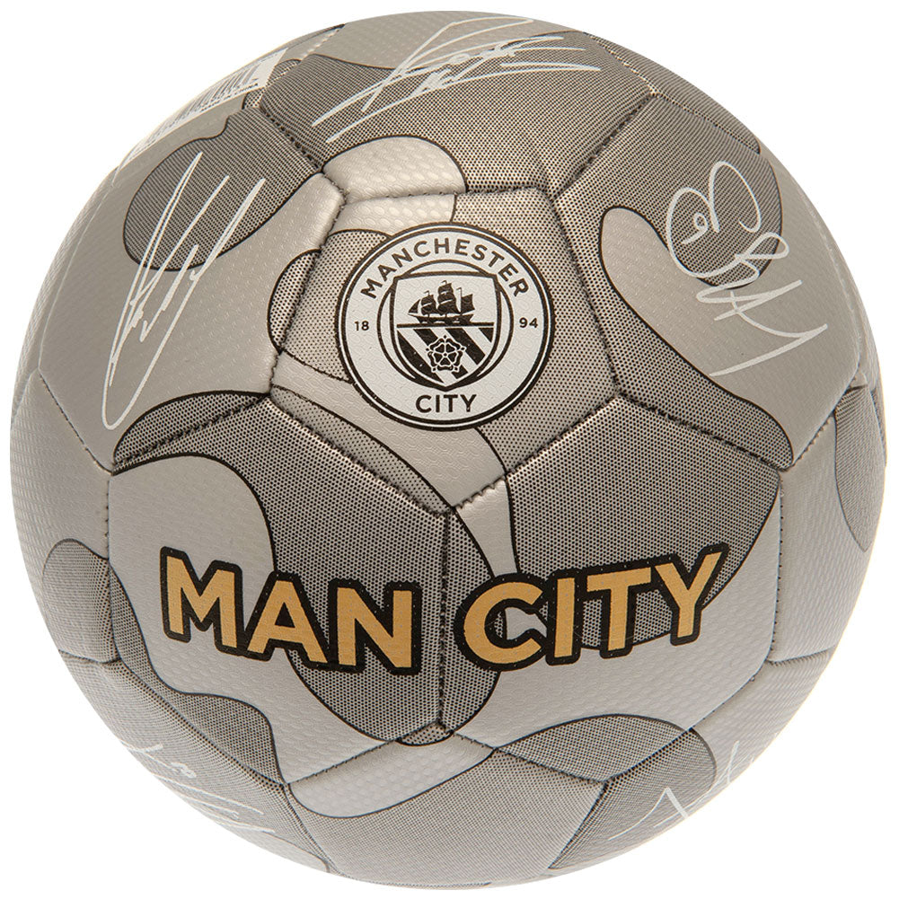 Manchester City FC Camo Sig Football - Buy Footballs Size 5 at GiftMasters.co.uk