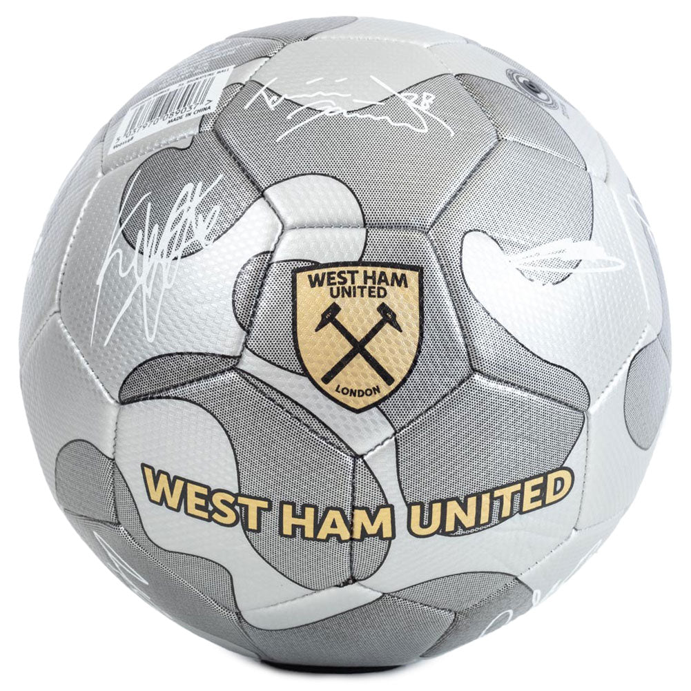 West Ham United FC Camo Sig Football - Buy Footballs Size 5 at GiftMasters.co.uk