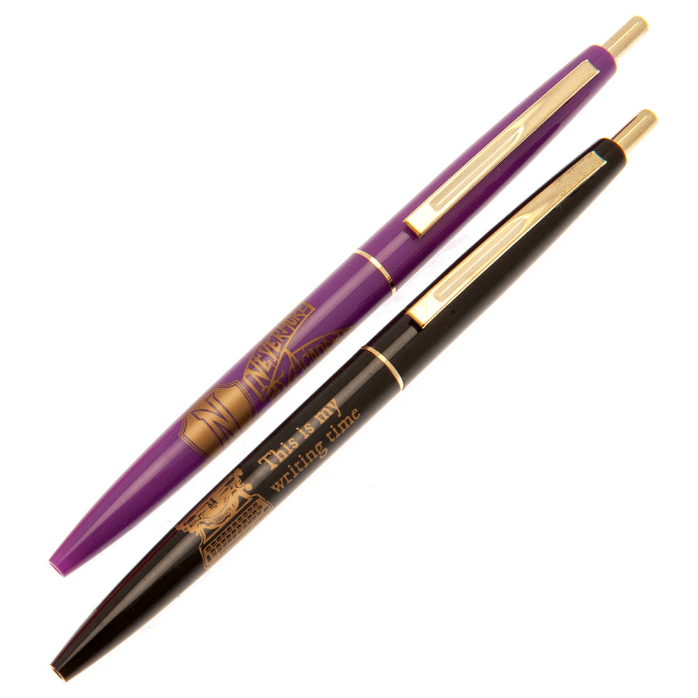 Wednesday 2pk Pen Set - Buy Pens & Pencils at GiftMasters.co.uk