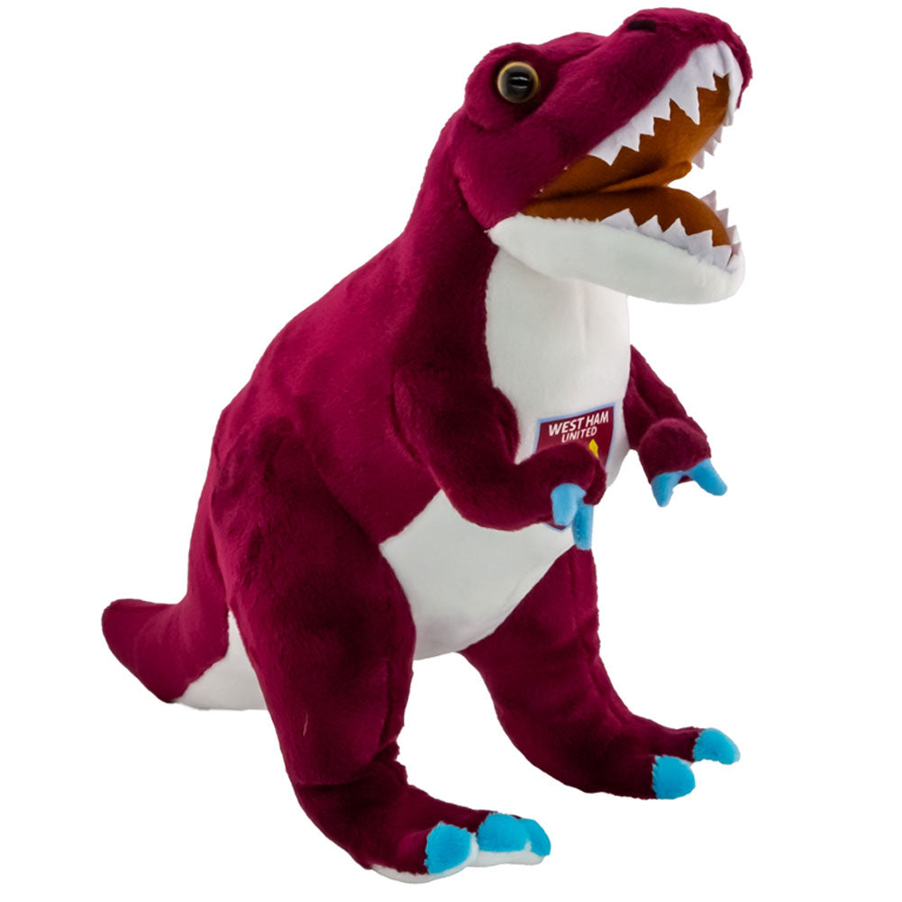 West Ham United FC Plush T-Rex - Buy Teddies & Soft Toys at GiftMasters.co.uk