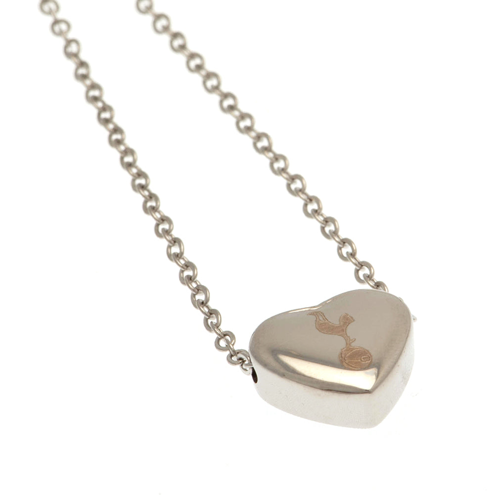 Tottenham Hotspur FC Stainless Steel Heart Necklace - Buy Stainless Steel at GiftMasters.co.uk
