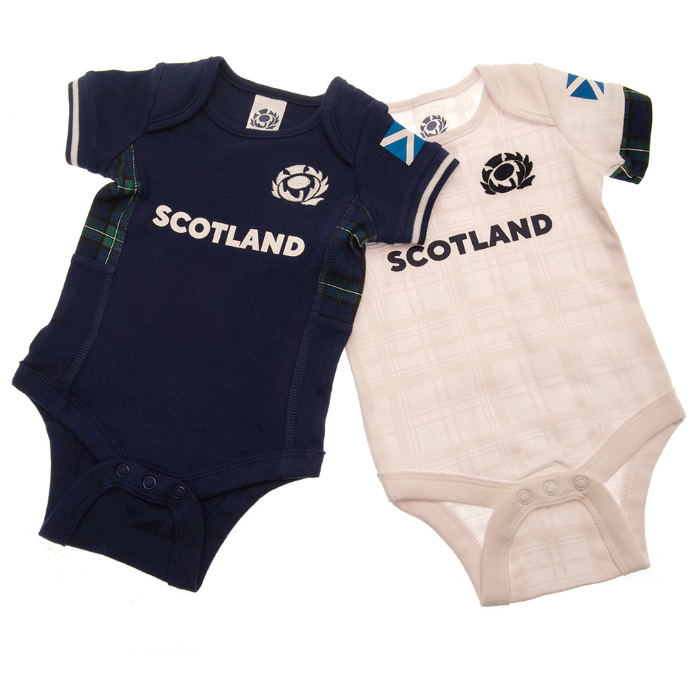 Scotland RU 2 Pack Bodysuit 3/6 mths GT - Buy Bodysuits & Sleepsuits at GiftMasters.co.uk