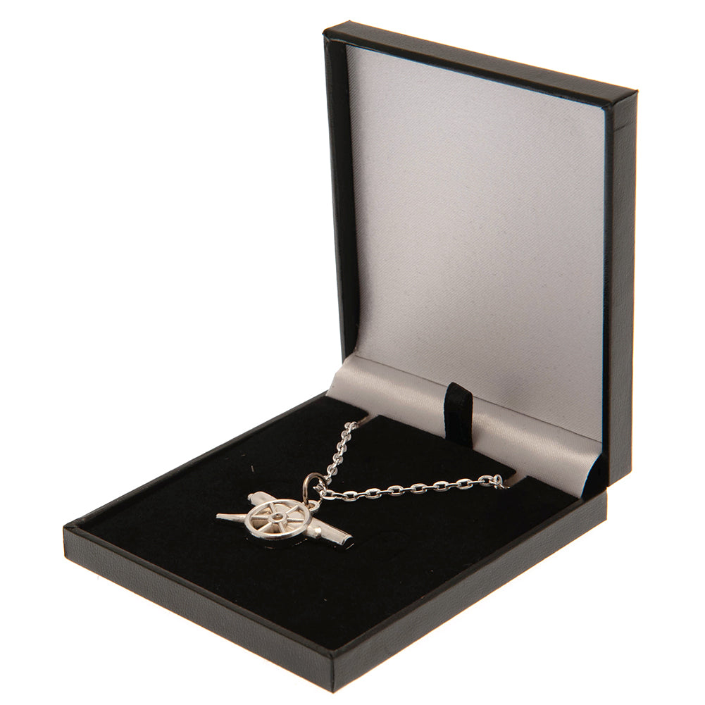 Arsenal FC Silver Plated Boxed Pendant GN - Buy Silver Plated at GiftMasters.co.uk
