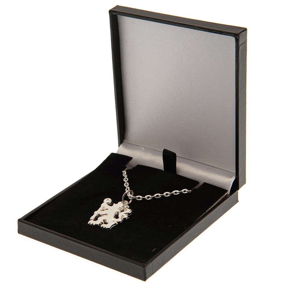 Chelsea FC Silver Plated Boxed Pendant LN - Buy Silver Plated at GiftMasters.co.uk