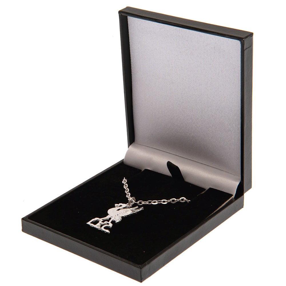 Liverpool FC Silver Plated Boxed Pendant LB - Buy Silver Plated at GiftMasters.co.uk