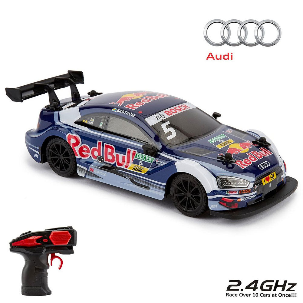 Audi DTM Blue Red Bull Radio Controlled Car 1:24 Scale - Buy Radio Control at GiftMasters.co.uk