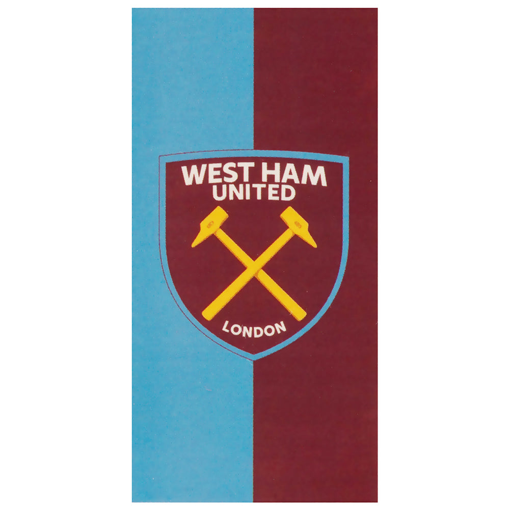 West Ham United FC Towel - Buy Towels at GiftMasters.co.uk