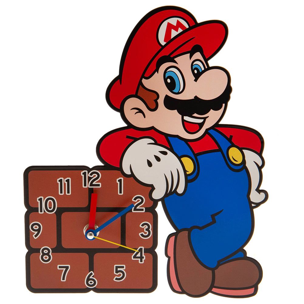 Super Mario Premium Metal Wall Clock - Buy Clocks at GiftMasters.co.uk