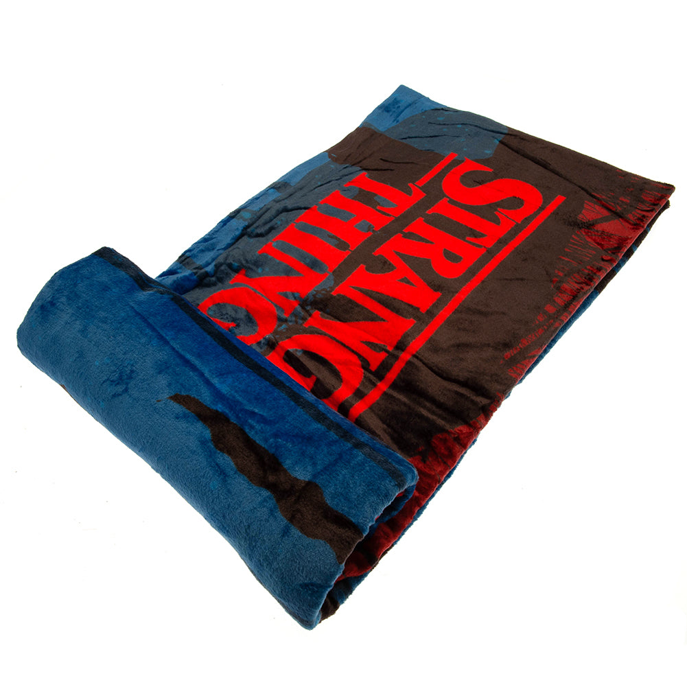 Stranger Things Upside Down Premium Fleece Blanket - Buy Blankets at GiftMasters.co.uk