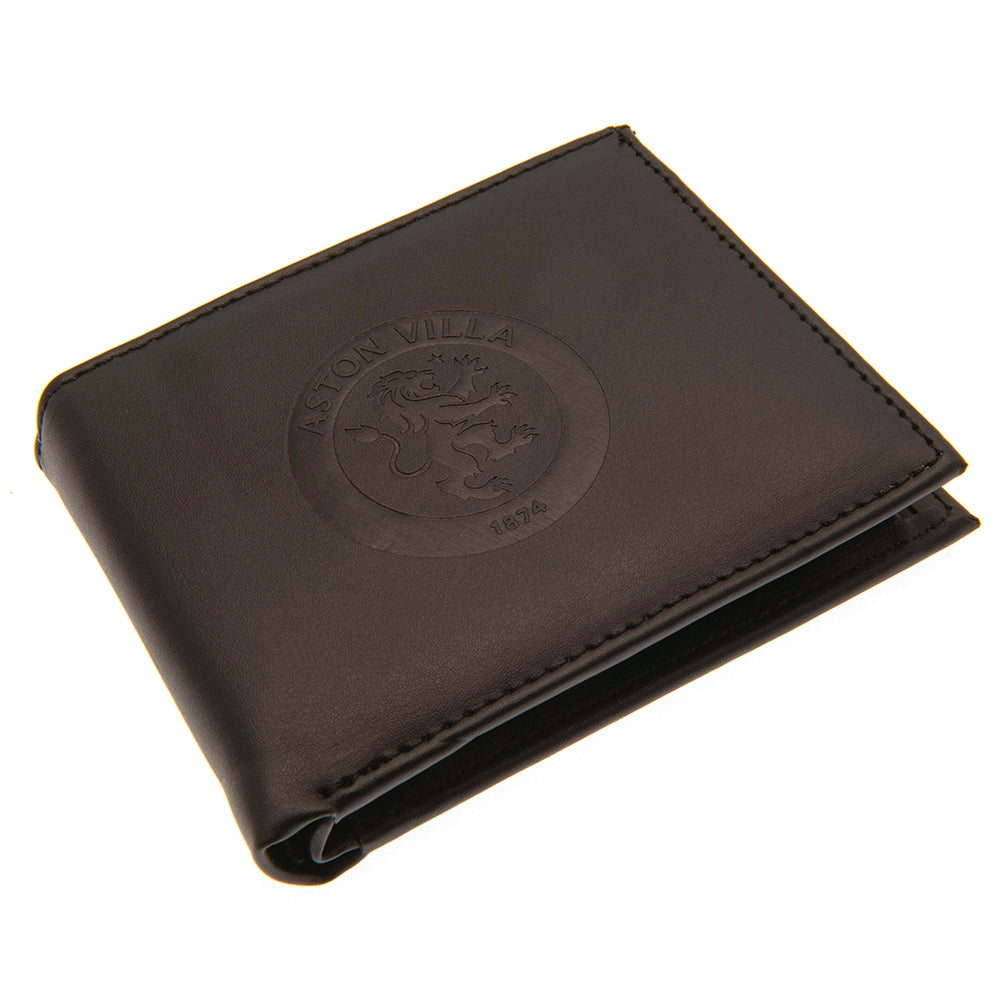 Aston Villa FC Debossed Wallet - Buy Wallets & Purses at GiftMasters.co.uk