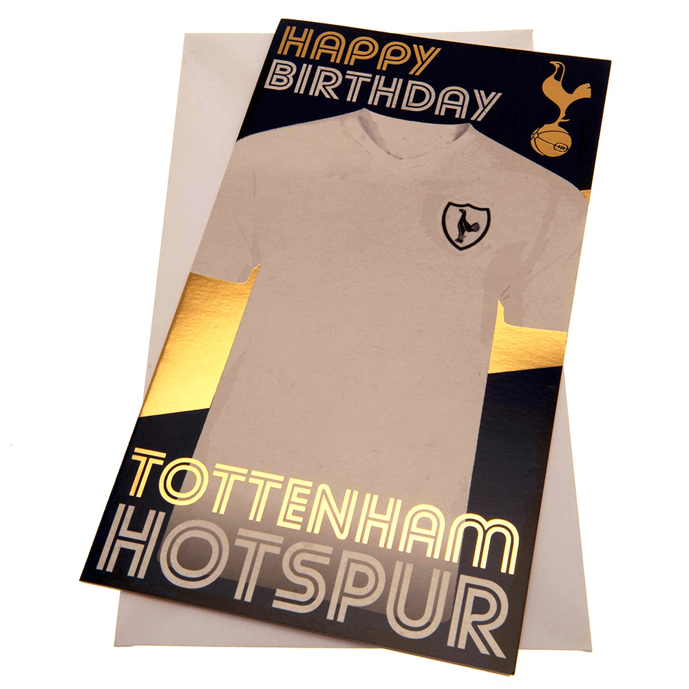 Tottenham Hotspur FC Retro Shirt Birthday Card - Buy Cards & Gift Wrap at GiftMasters.co.uk