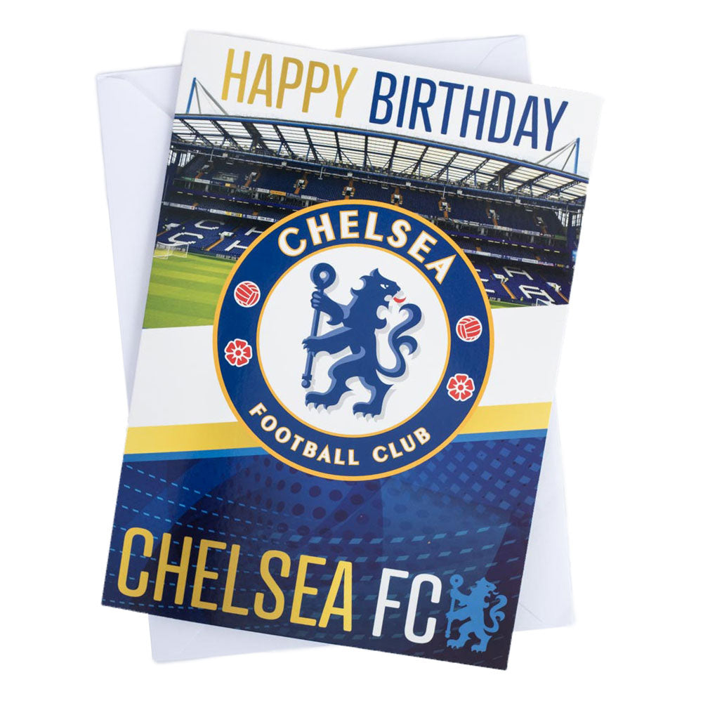 Chelsea FC Musical Birthday Card - Buy Cards & Gift Wrap at GiftMasters.co.uk