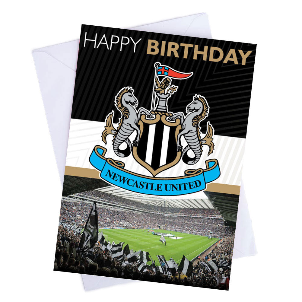 Newcastle United FC Musical Birthday Card - Buy Cards & Gift Wrap at GiftMasters.co.uk