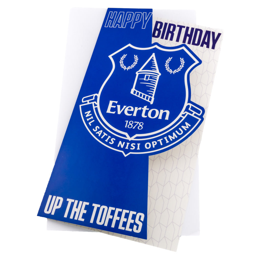 Everton FC Crest Birthday Card - Buy Cards & Gift Wrap at GiftMasters.co.uk