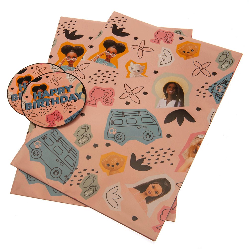 Barbie Gift Wrap - Buy Cards & Gift Wrap at GiftMasters.co.uk