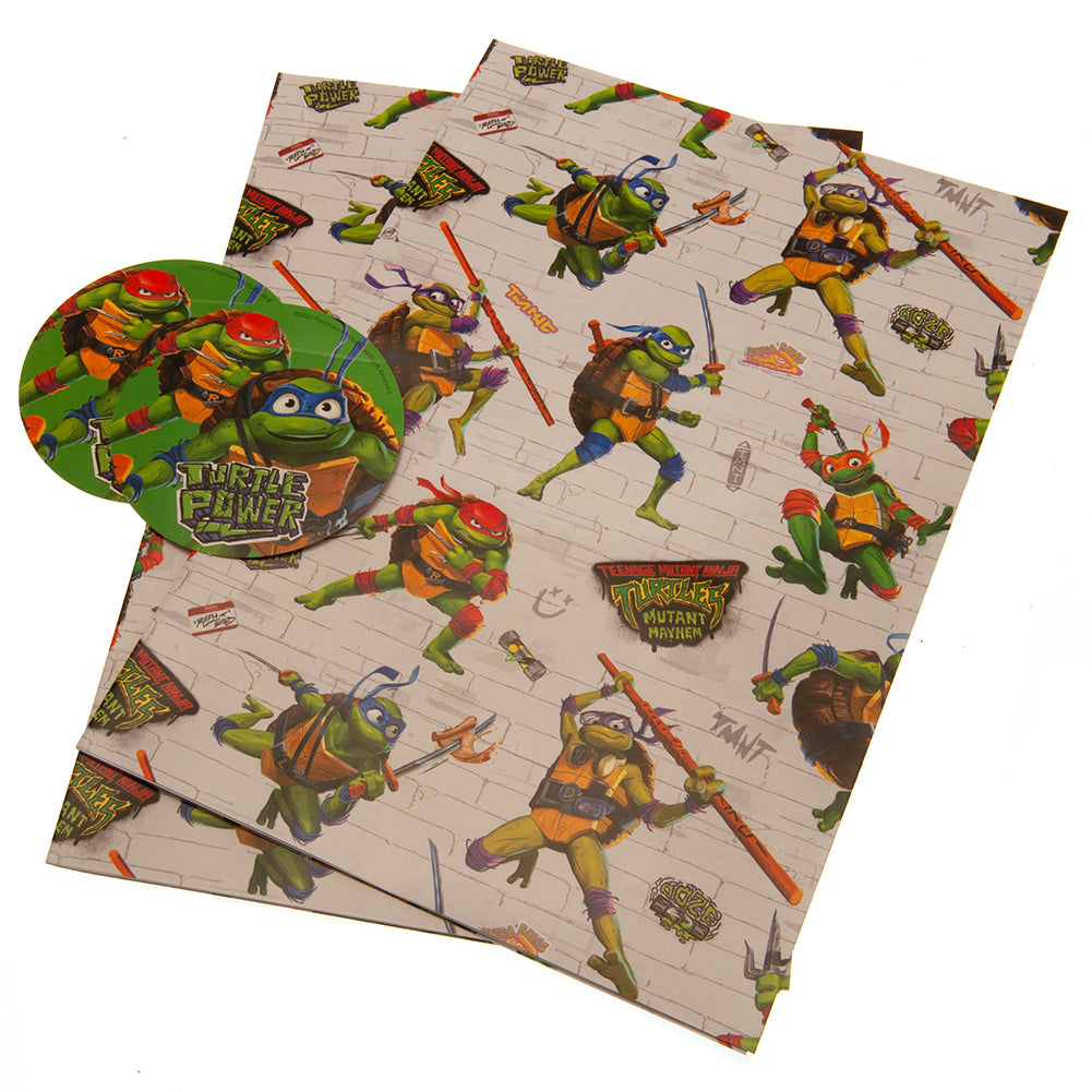 Teenage Mutant Ninja Turtles Gift Wrap - Buy Cards & Gift Wrap at GiftMasters.co.uk