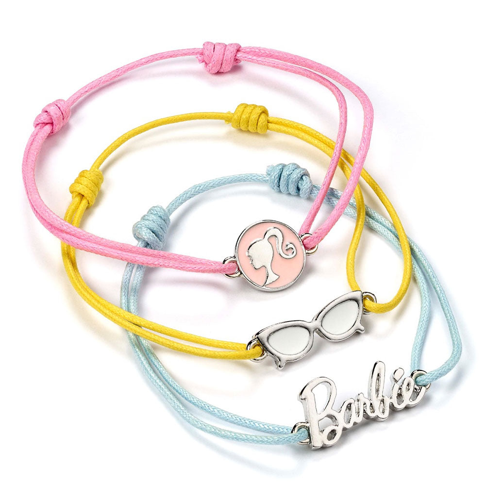 Barbie Friendship Bracelet Set - Buy Silver Plated at GiftMasters.co.uk